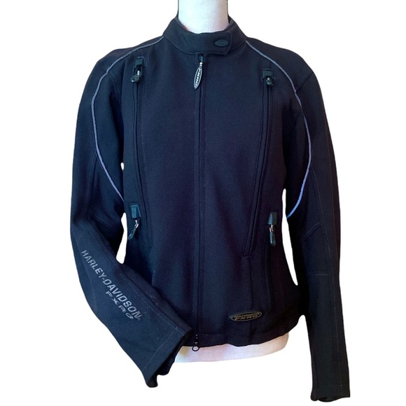 Harley Davidson Women's FXRG motorcycle Riding Jacket size 4-6 - Picture 1 of 16